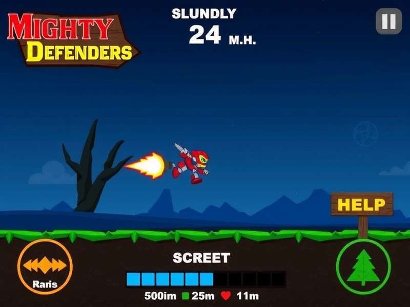 Mighty Defenders Gameplay Screenshot